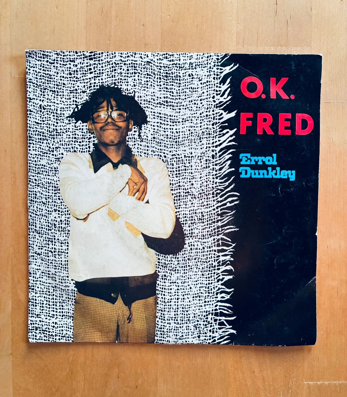 Disque vinyle 45T Errol Dunkley OK Fred.